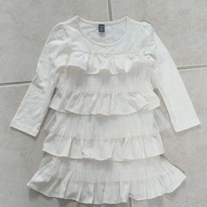 Baby Gap Girls 3t cream holiday x-mas dress